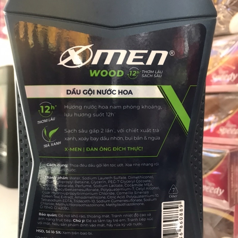 Dầu gội Xmen nước  hoa Wood 650g
