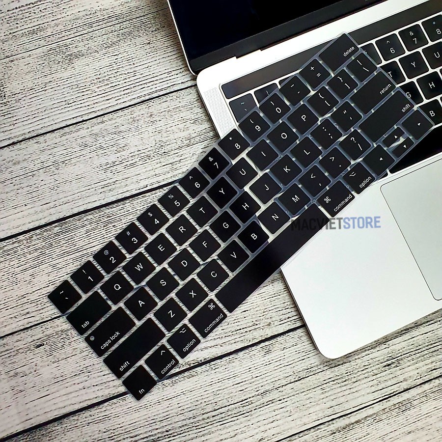 Miếng Phủ Bàn Phím Macbook Màu Đen Silicone (Full Model) | BigBuy360 - bigbuy360.vn