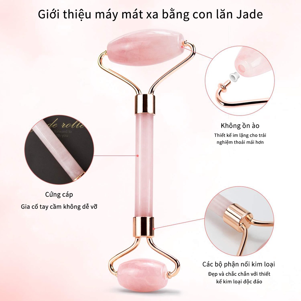 Bộ Sản Phẩm Salorie Gồm Cây Lăn Mát Xa Cơ Thể Và Miếng Cạo Gió Bằng Nhựa Resin Tự Nhiên PS-GS01
