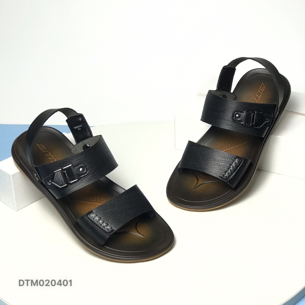 Sandal nam BlTIS ❤️FREESHIP❤️ Dép quai hậu nam có quai lật tiện lợi DTM020400 - DTM020401