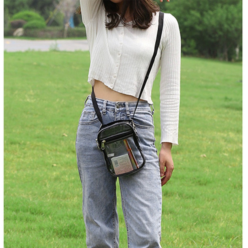 Túi Đeo Chéo Trong Suốt Tập Gym Cho Nữ