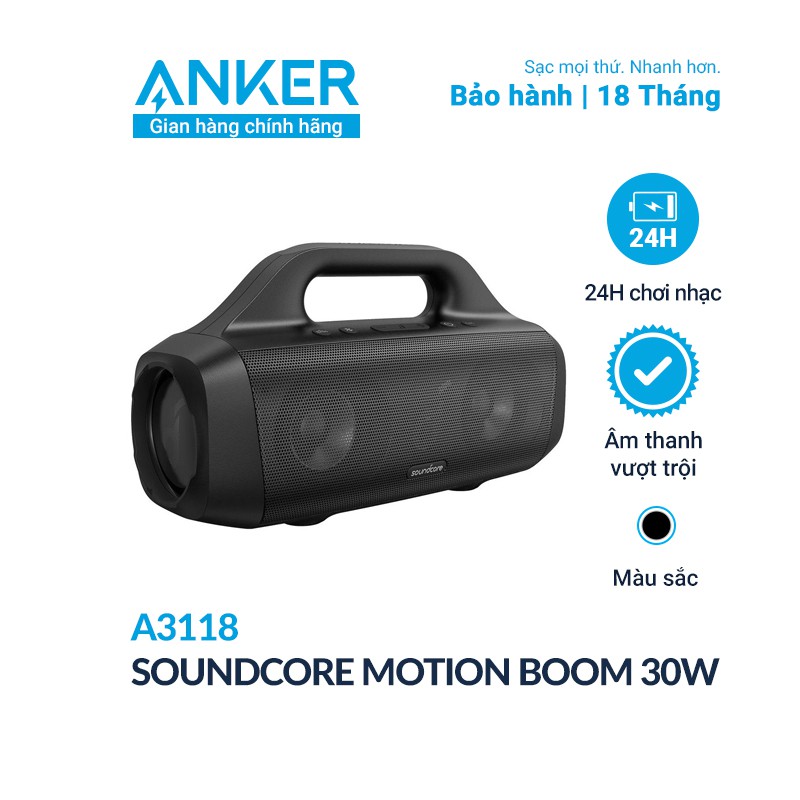 Loa bluetooth Anker SoundCore Motion Boom, 30w - A3118