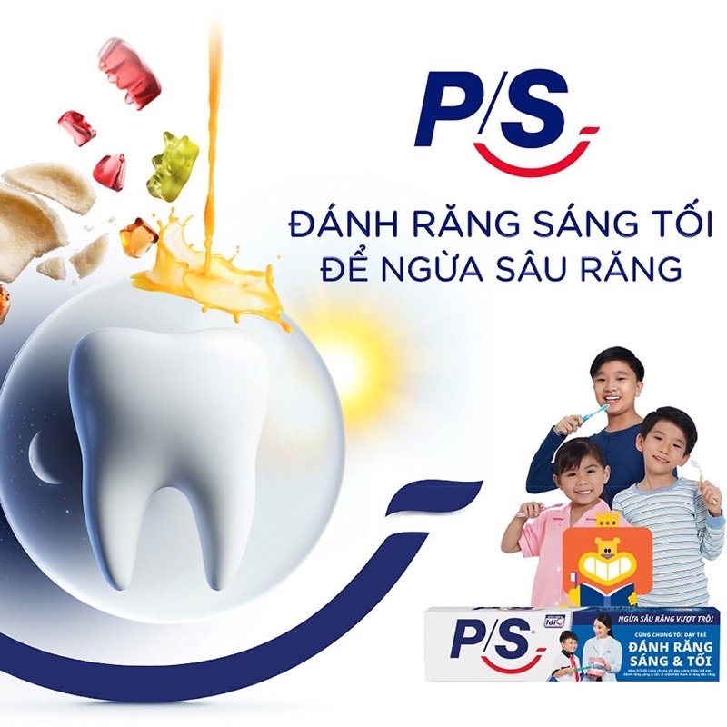 Kem đánh răng P/S ngừa sâu răng vượt trội 180g