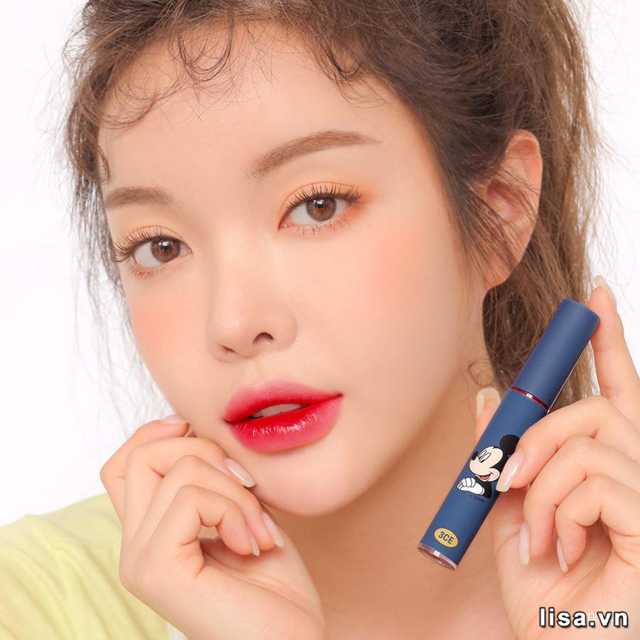 Son kem lì Mickey 3.CE Tattoo Lip Tint Phiên bản giới hạn - Coolest Màu đỏ lạnh cuốn hút