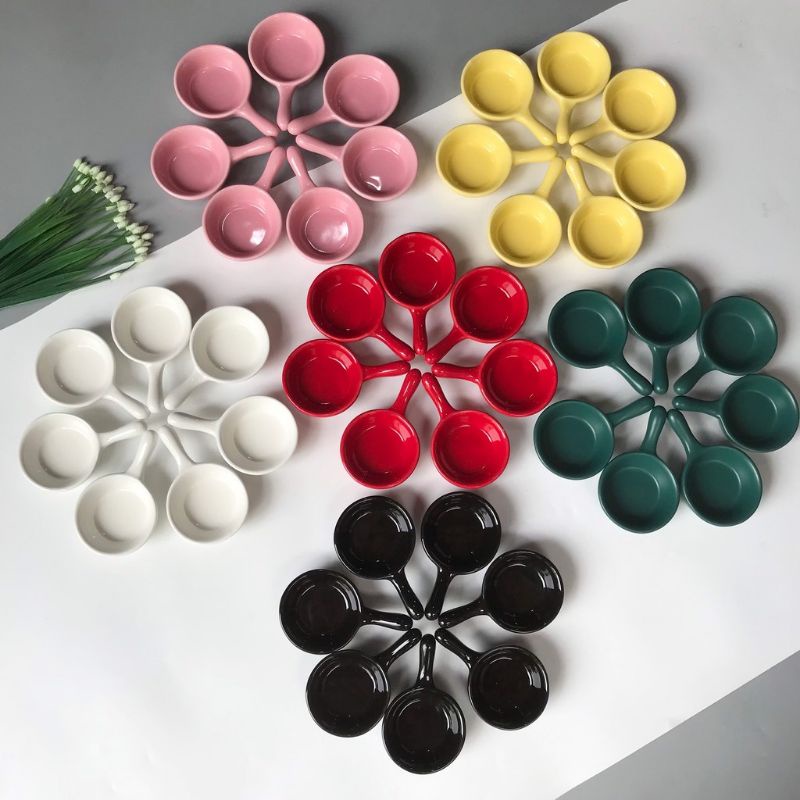 Chảo chấm mini đựng gia vị, mắm, ăn dặm