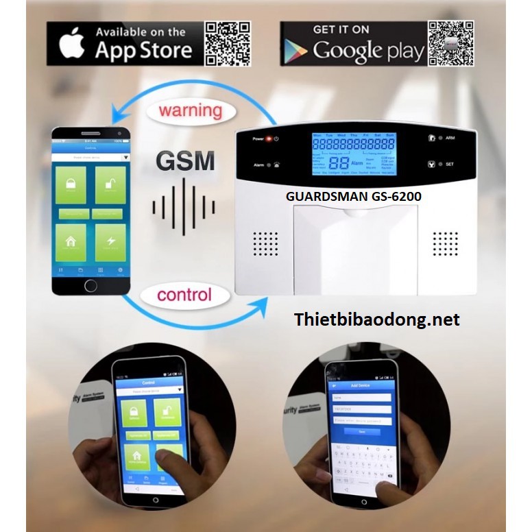 Hệ thống báo trộm không dây GUARDSMAN GS-6200