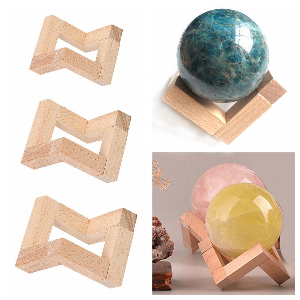 Giá Đỡ Đèn Mặt Trăng Bằng Gỗ Trang Trí Nhà Cửa