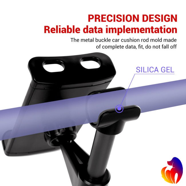 Blackhole Kẹp gắn lưng ghế giữ điện thoại trên ô tô cho Apple iPad 4-11 Inch