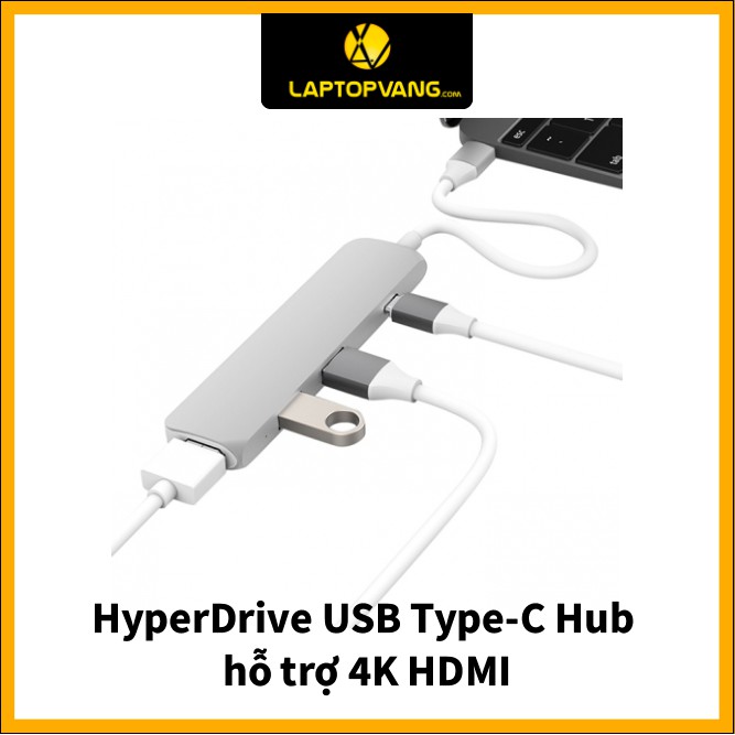 HyperDrive USB Type-C Hub hỗ trợ 4K HDMI