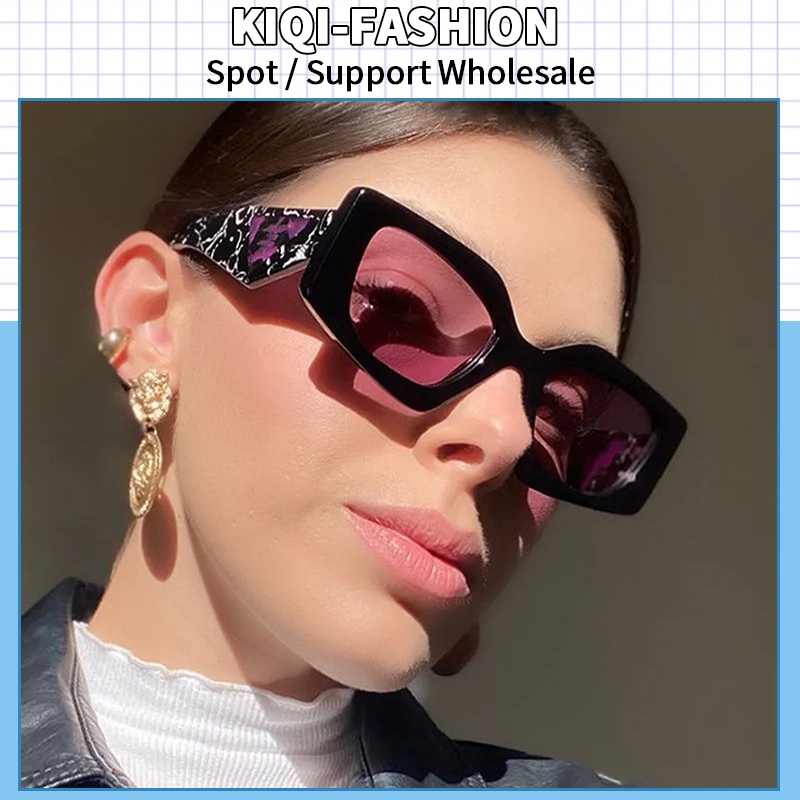 (KIQI-FASHION) COD Kính Mát Hình Mắt Mèo Chống Tia Uv400 Thời Trang Cho Nữ