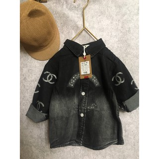 Mã 38 Áo jean trẻ em hàng Quảng Châu cao cấp