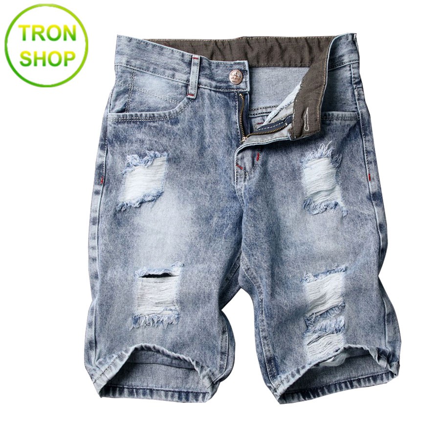 Quần short nam jean TS416  vải bền đẹp Tronshop chuyên quần nam