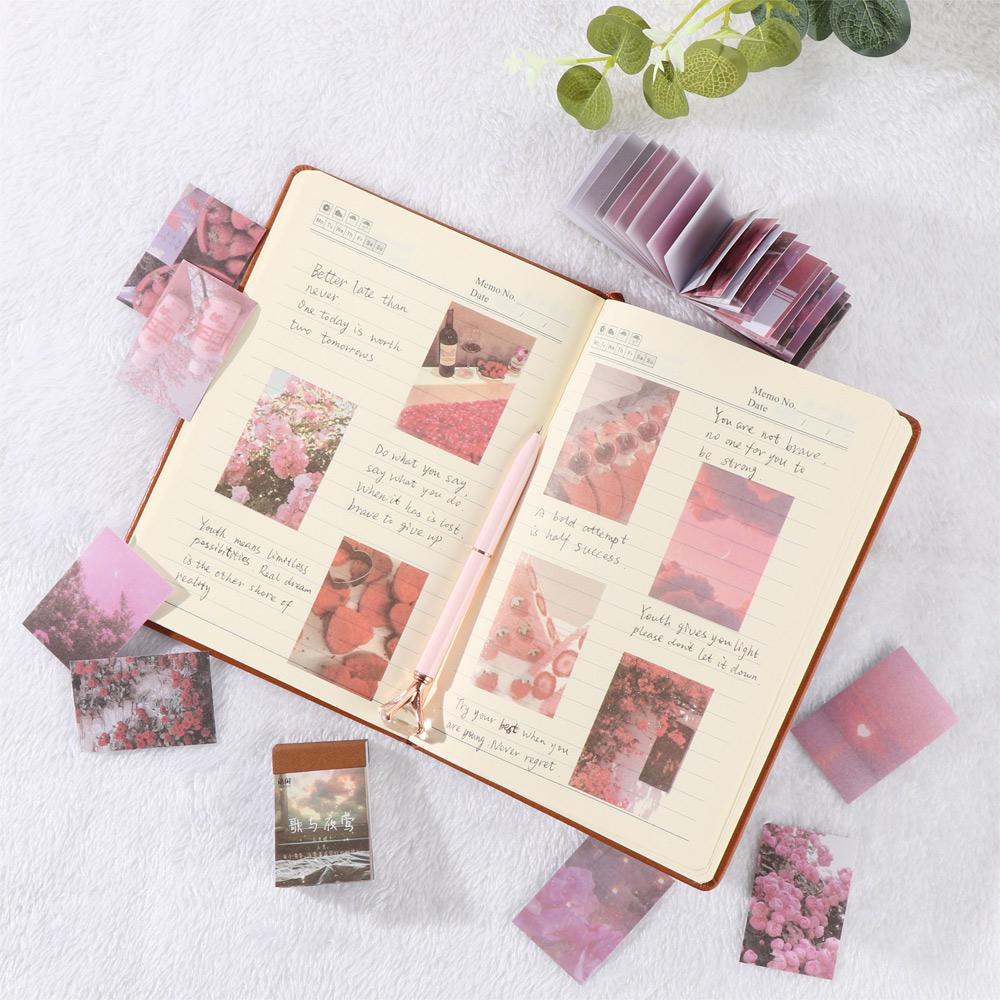 Bộ 50 Sticker Dán Trang Trí Sổ Tay Xinh Xắn