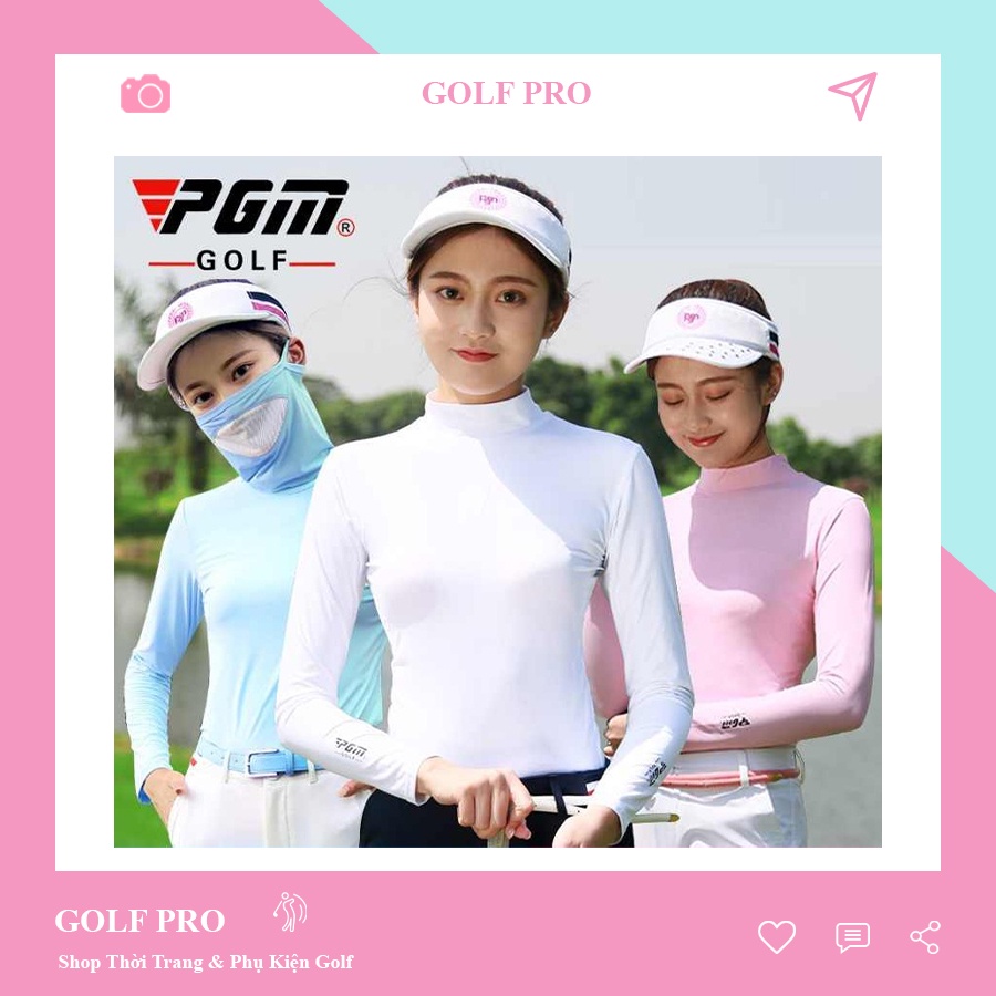 Áo golf giữ nhiệt nữ PGM dài tay thoáng khí trang phục thể thao GOLF PRO AP003