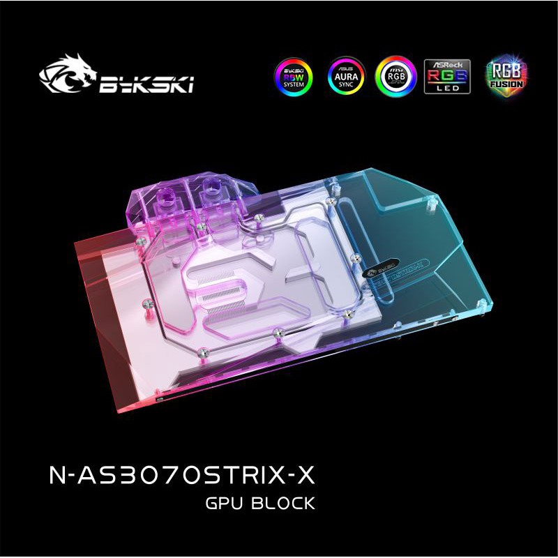 Block tản nhiệt nước VGA Asus 3070 Strix Tản nhiệt nước custom Hyno Store