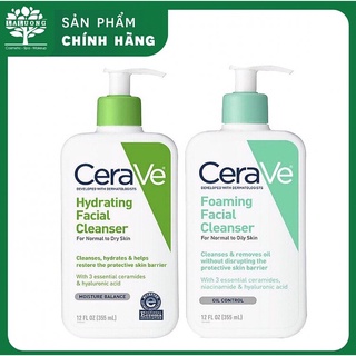Sữa rửa mặt cho da thường và da khô CeraVe Hydrating Cleanser