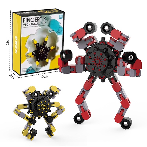 Đồ chơi con quay spinner robot biến hình thông minh 148-1