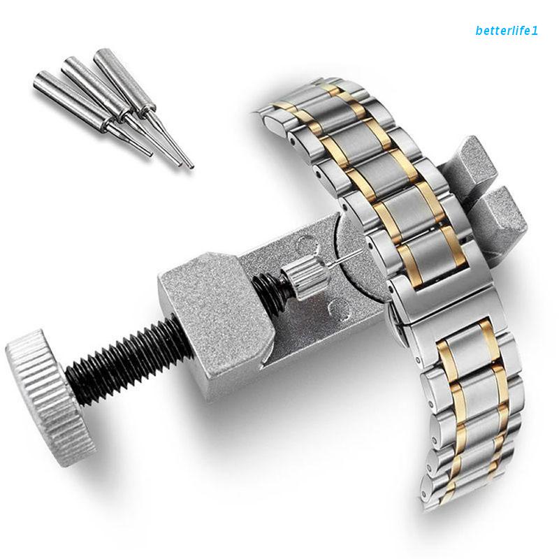 Bộ dụng cụ sửa chữa điều chỉnh tháo mắt nối và chốt của tất cả các dây đồng hồ đeo tay kim loại