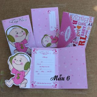 Combo 100 thiệp sinh nhật, thôi nôi mới nhất 2018 (nhiều mẫu)