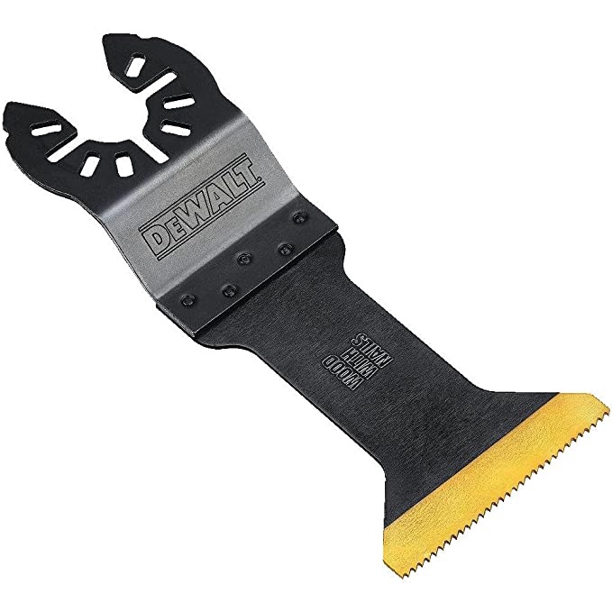 1 Lưỡi Cắt Rung Tháo Lắp Nhanh Cắt Kim Loại, Gỗ Phủ Titan Dewalt DWA4209B DWA4204B thích hợp DCS356 DCS355 DCS354