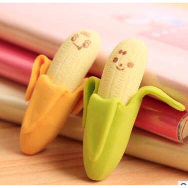 Gôm trái chuối cặp ( túi )