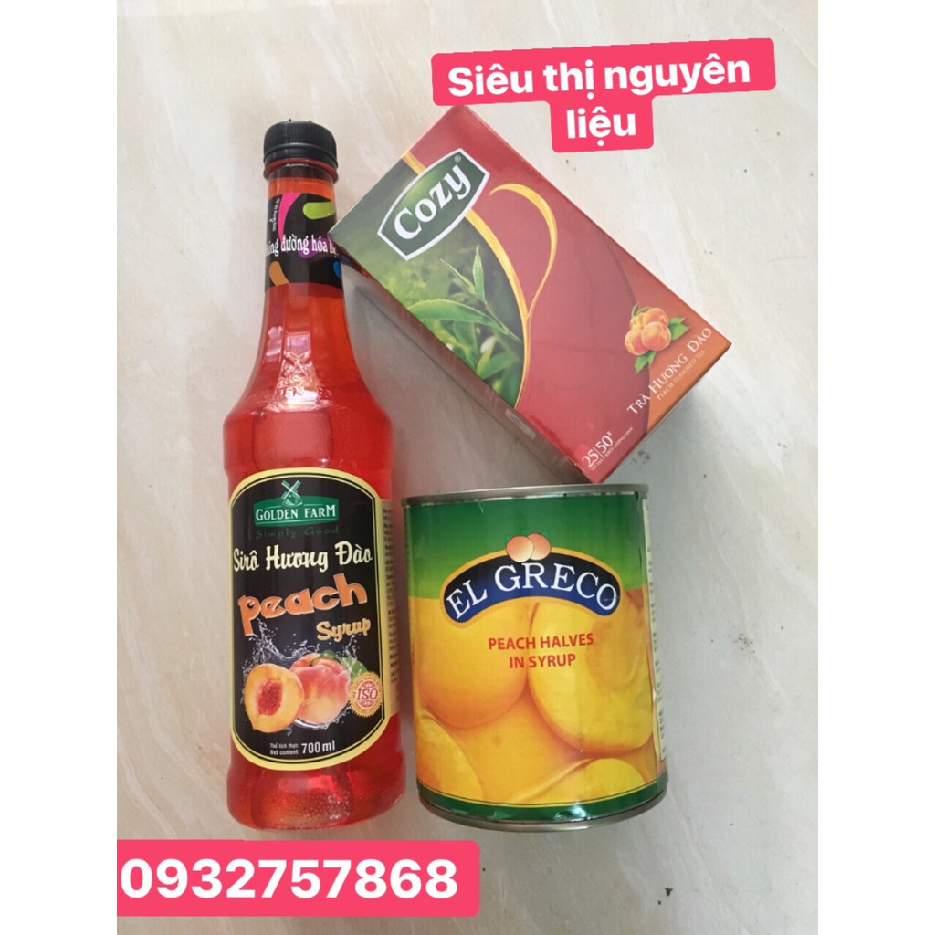 Trà đào( Combo 3 món)