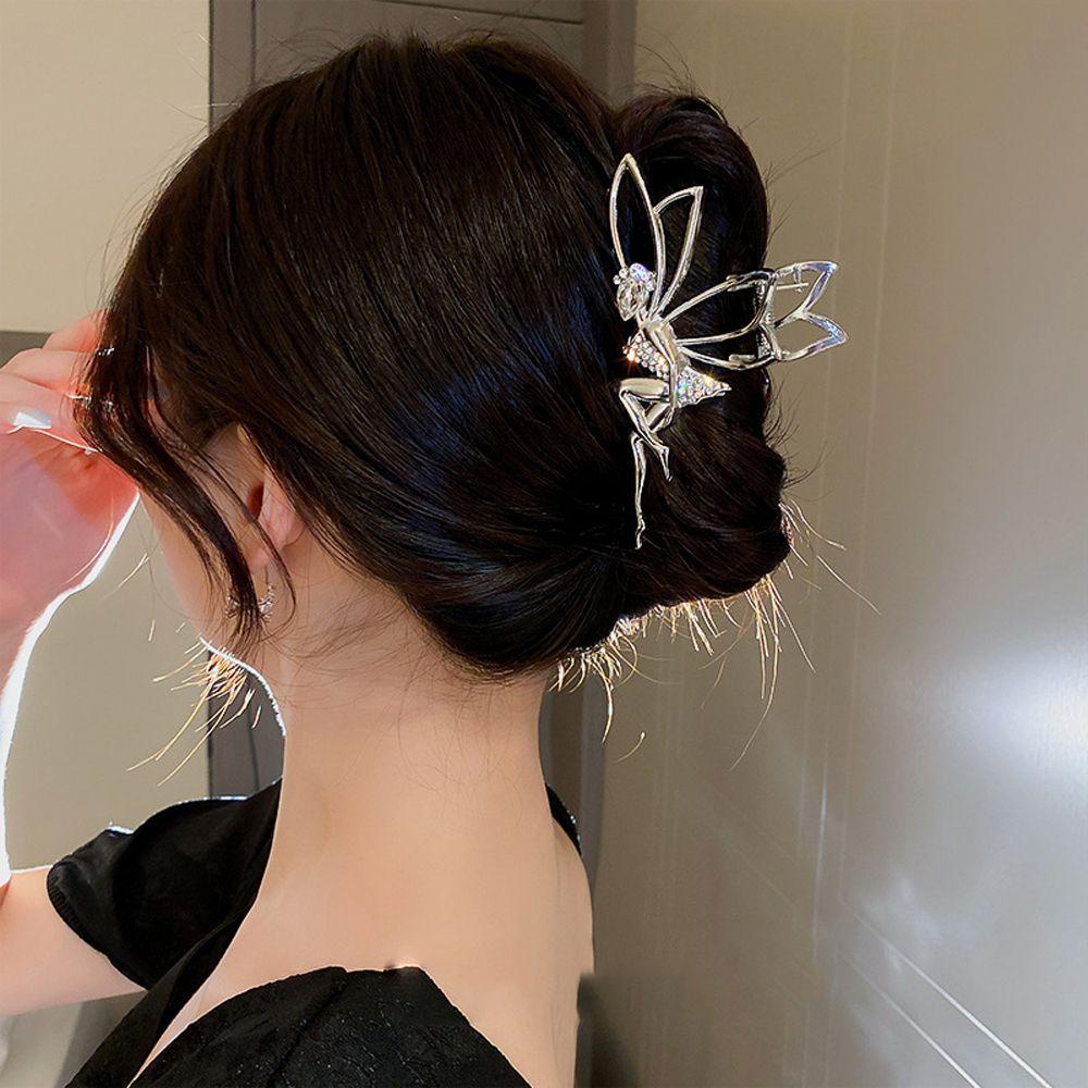 Kẹp Tóc Hình Đầu Linh Hồn Cỡ Lớn Thời Trang Thanh Lịch Cho Nữ
