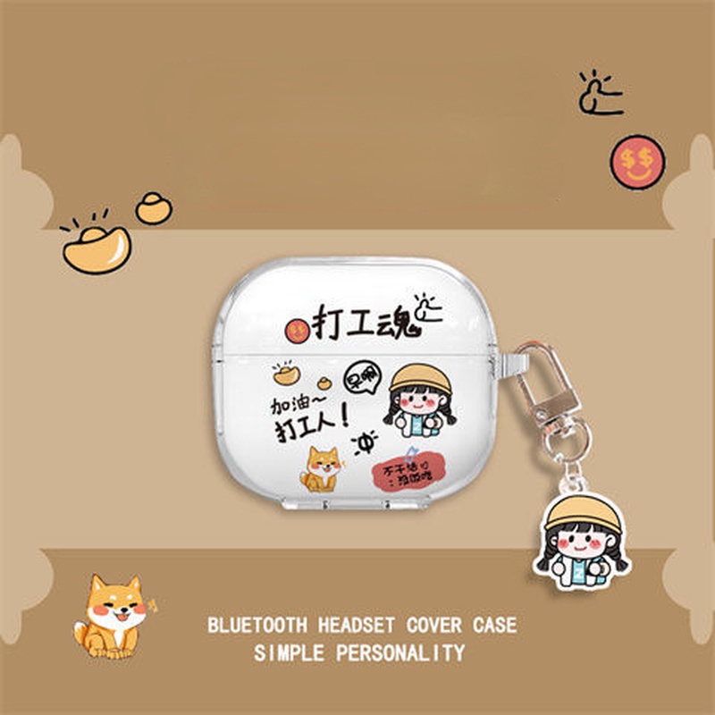 DISNEY Vỏ Bảo Vệ Hộp Sạc Tai Nghe Airpods F6 Mềm Hình Dâu Tây/Gấu Snoopy/ Snoopy Dễ Thương