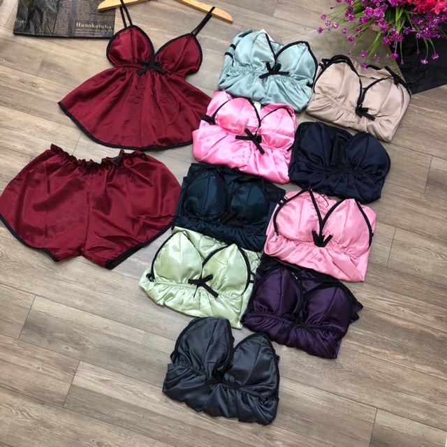 [ SIÊU RẺ ] Đồ ngủ sexy dây viền đen | BigBuy360 - bigbuy360.vn