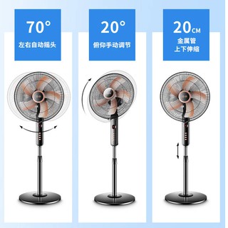 Đa chức năng  Quạt điện sàn cơ im lặng lắc đầu gió mạnhgia đình