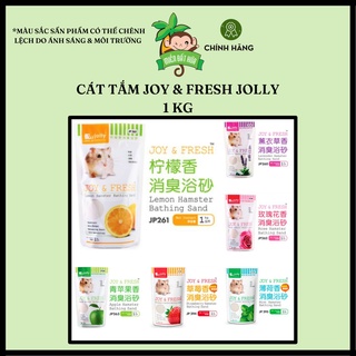  Vệ sinh hamster - Cát tắm Joy & Fresh 6 mùi hương lavender hoa hồng táo chanh bạc hà dâu chính hãng Jolly 