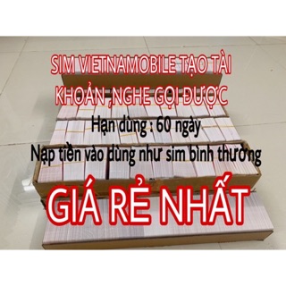 Sim Vietnamobile nghe gọi tạo tài khoản