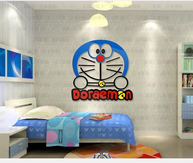 DECAL IN NỔI 3D DOREMON DORAEMON