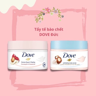 Tẩy tế bào chết Dove Exfoliating Body Polish Dưỡng da mịn màng tươi sáng hàng Đức 225m