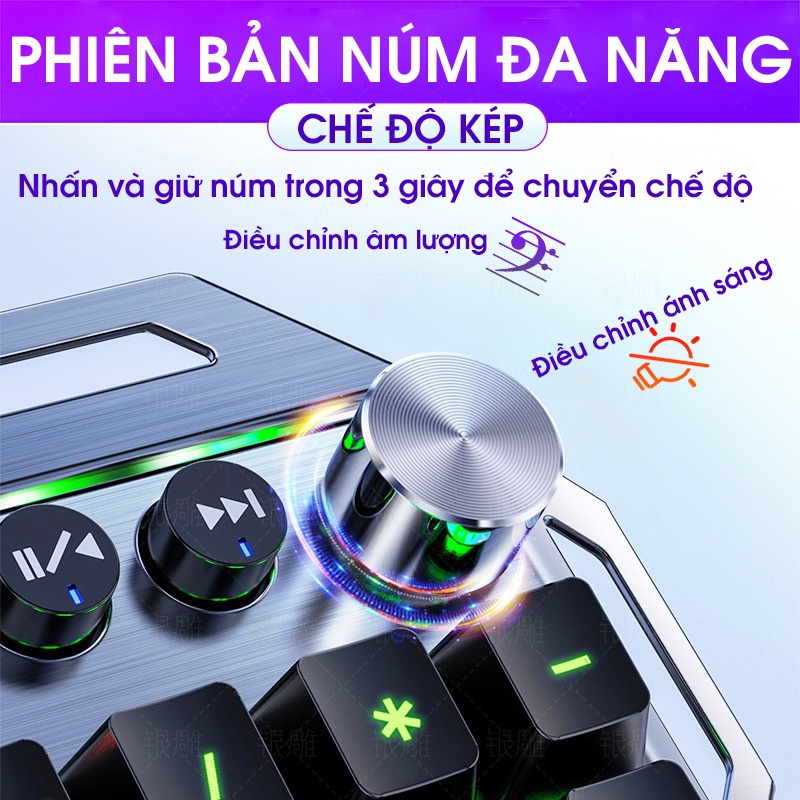 Bàn phím cơ, bàn phím máy tinh Gaming K100 Full LED | Siêu Phẩm Giá Mềm Cho Anh Em Game Thủ | Phiên Bản Mới Nhất