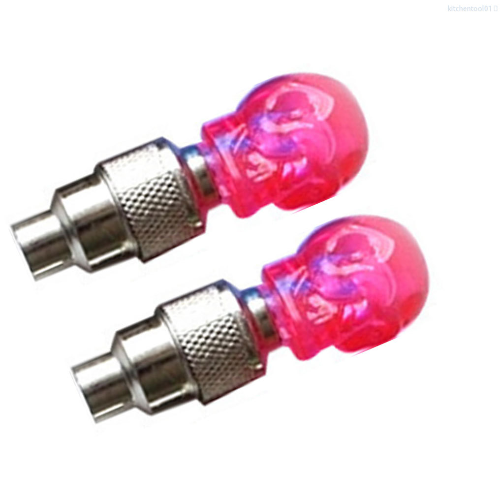Bộ 2 chiếc đèn LED Neon hình đầu lâu cá tính cho bánh xe đạp/xe oto/xe moto