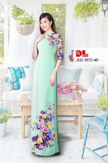 Áo dài in 3D tằm lụa