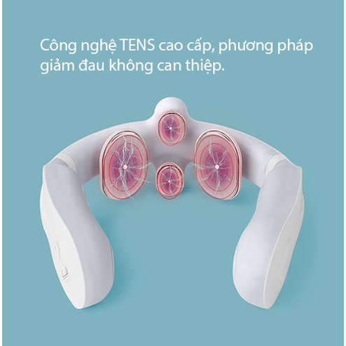 Máy Mát Xa Cổ Vai Gáy + Toàn thân Hunza H56 Chính Hãng, Máy Mát Xa Thư Giãn Trị Liệu Đa Năng