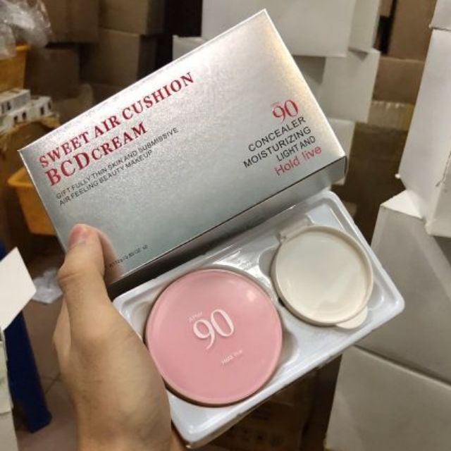 Phấn tươi After 90 siêu mịn màu hồng tặng kèm lõi