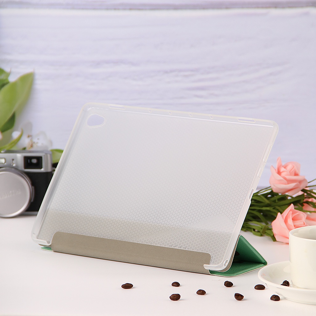 Ốp Máy Tính Bảng tpu Họa Tiết Hoạt Hình Cho huawei mediapad m6 m5 lite 8.4 10.8 8 10.1 t3 10 Giá Đỡ