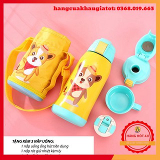 Bình giữ nhiệt đa năng cho bé nhiều hình dễ thương