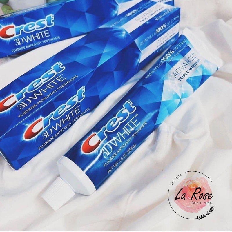 [Hàng bay air Mỹ] Kem đánh răng Crest 158g