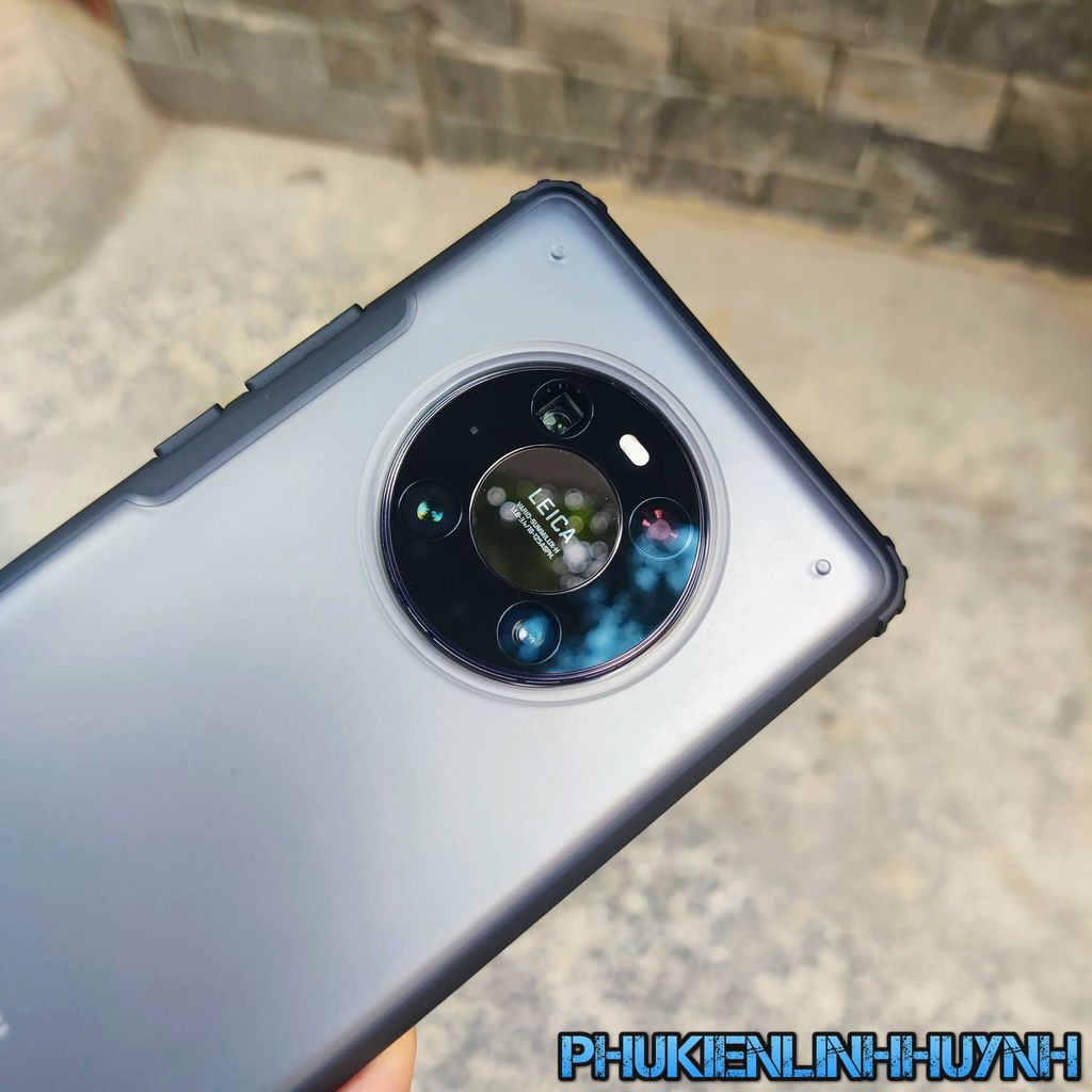 Huawei Mate 40 Pro_Ốp lưng nhám viền màu Ver 2