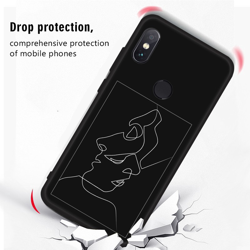 Ốp điện thoại silicon in hình nhiều kiểu tùy chọn đẹp mắt cho Xiaomi Redmi Note 7 5 6 Pro