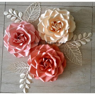 [Trang trí] Set 3 hoa Backdrop như hình- xu hướng decor sang chảnh