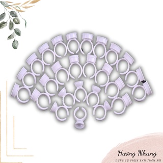 Nhẫn đựng mực phun xăm, túi 100 chiếc