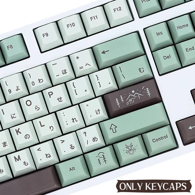 GMK Fog Keycaps Cherry Profile PBT Dye Sublimation Mechanical Keyboard Keycap For GMK MX Switch 61/64/68/84/87/96/980/104