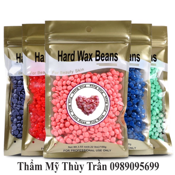 chất lượng tốt Sáp wax lông Wax Hard Bean Cao cấp 100 g dùng cho nồi Sáp Wax