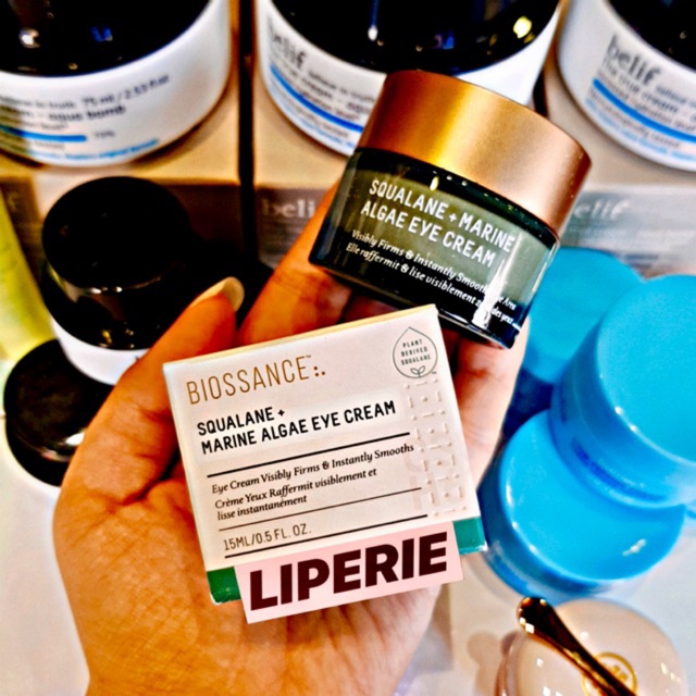 Kem dưỡng mắt Biossance Squalane + Marine Algae Firming & Lifting Eye Cream