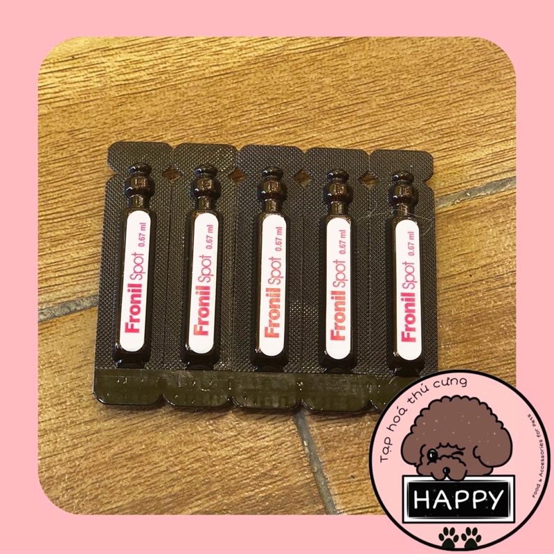 HOẢ TỐC | Nhỏ gáy diệt ve rận bọ chét Fronil Spot cho chó / Dung dịch nhỏ Vemedim sạch ve bọ chét-Tạp Hoá Thú Cưng Happy